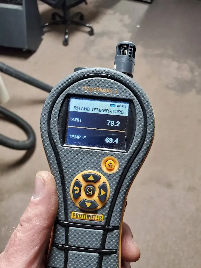 Moisture meter humidity assessment for Fire & Smoke Damage Restoration in Moss Point